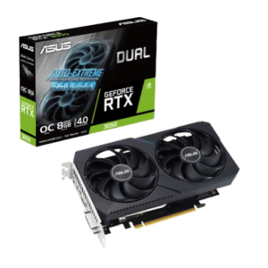 ASUS DUAL RTX 3050 V2 OC 8G GRAPHICS CARD