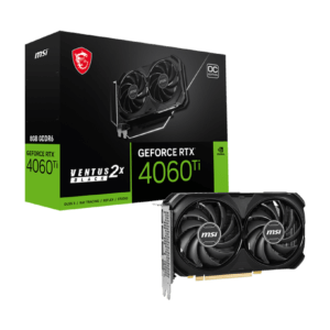 MSI GEFORCE RTX 4060 Ti VENTUS OC 2X 8GB GDDR6X  GRAPHICS CARD