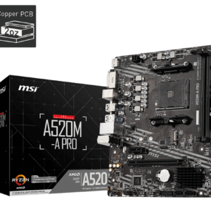 MSI A520M-A PRO MOTHERBOARD