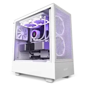 NZXT H5 FLOW WHITE ATX MID TOWER CASE