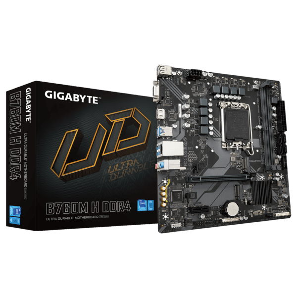 GIGABYTE B760M H DDR4 ULTRA DURABLE MOTHERBOARD