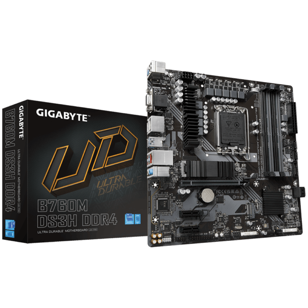 GIGABYTE B760M DS3H DDR4 MOTHERBOARD