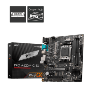 MSI A620M-E PRO DDR5 MOTHERBOARD