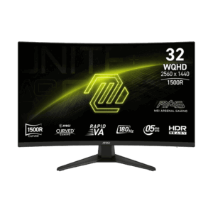 MSI MAG 321CQF E18 31.5” INCH WQHD (2560 x 1440) 180Hz 0.5MS ADAPTIVE-SYNC CURVED GAMING MONITOR